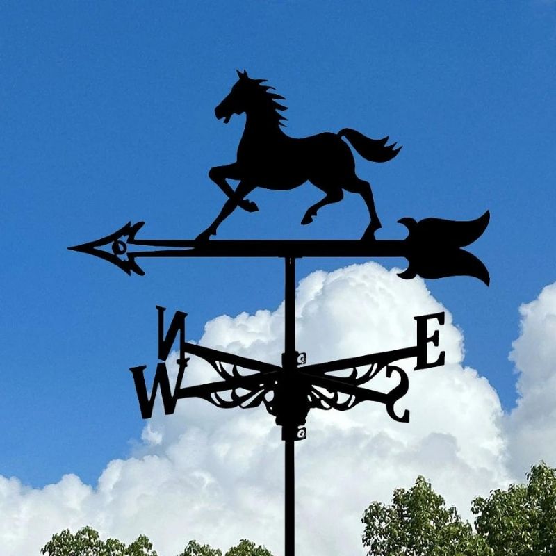 Galloping Horse Stainless Steel Weathervane MW044