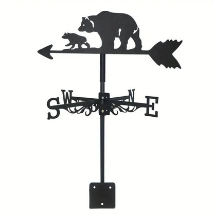 Bear Stainless Steel Weathervane MW112