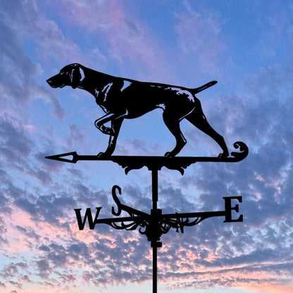 German Shorthaired Pointer Dog Stainless Steel Weathervane MW108