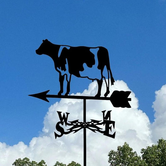 Cow Stainless Steel Weathervane MW034