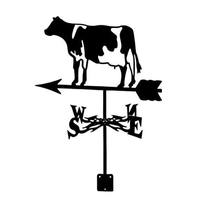 Cow Stainless Steel Weathervane MW034