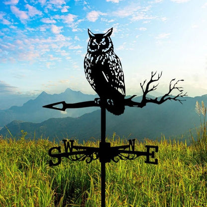 Owl Stainless Steel Weathervane MW002