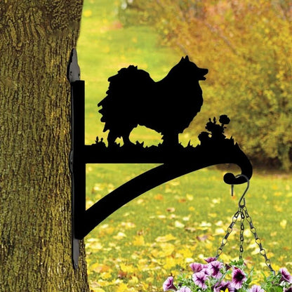 Pomeranian Metal Hanging Bracket Plant Stand PS076