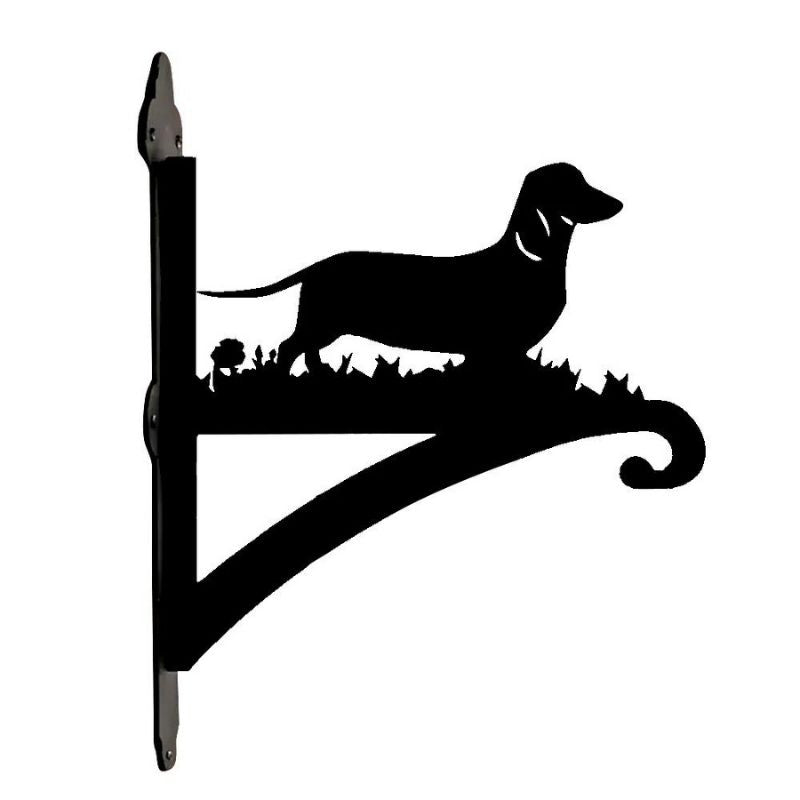 Dachshund Dog Metal Hanging Bracket Plant Stand PS081