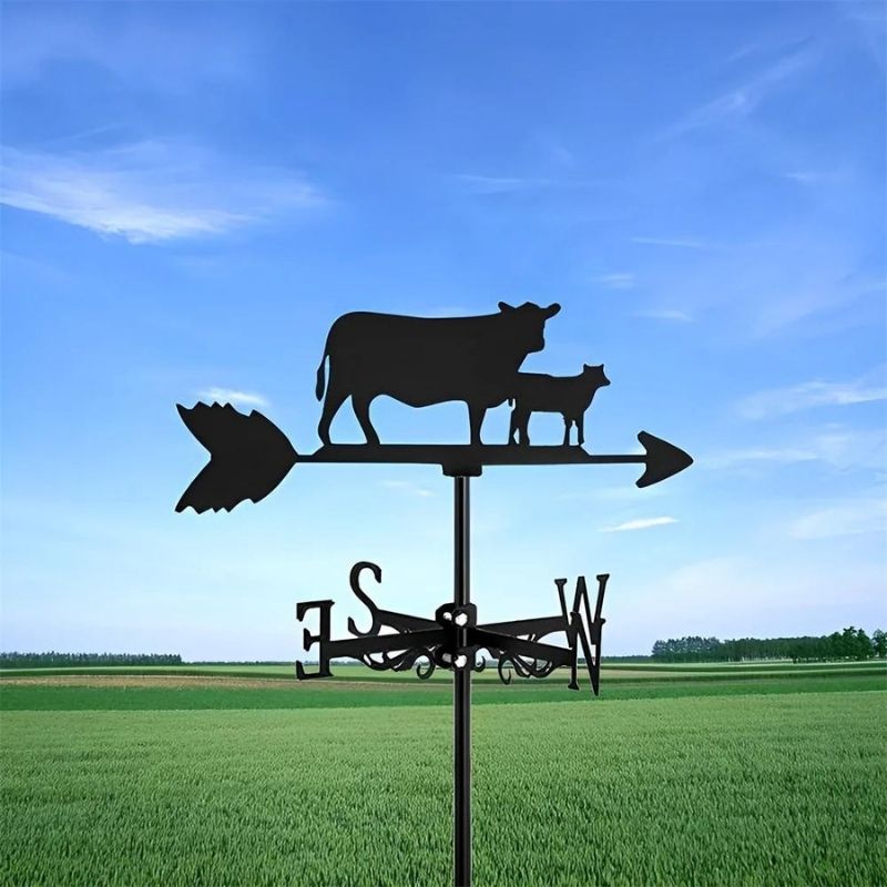 Calf Stainless Steel Weathervane MW093