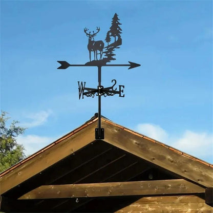 Forest Deer Stainless Steel Weathervane MW039