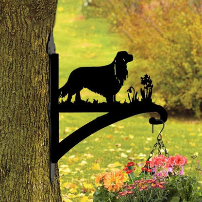 Cavalier King Charles Spaniel Metal Hanging Bracket Plant Stand PS085