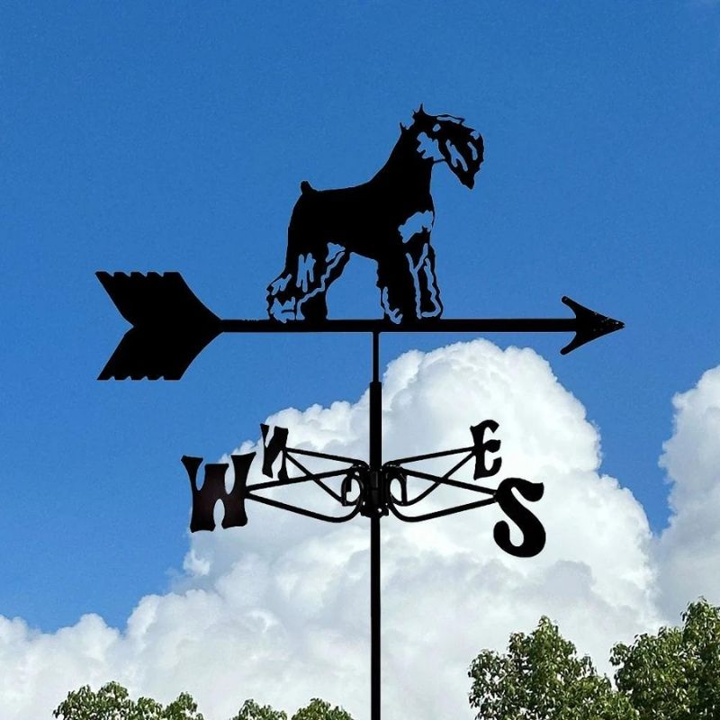 Schnauzer Stainless Steel Weathervane MW066