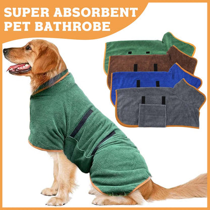 Super Absorbent Pet Bathrobe