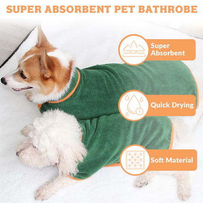 Super Absorbent Pet Bathrobe