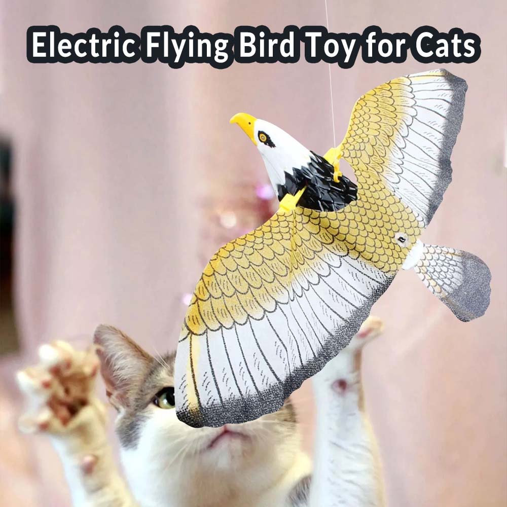 Electric Flying Bird Toy for Cats