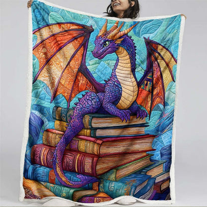 Mythical Wisdom Dragon Blanket  - H208 - Premium Blanket