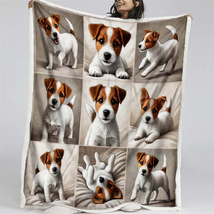 Jack Russell Blanket - H212 - Premium Blanket