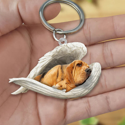 Sleeping Angel Acrylic Keychain Bloodhound SA093